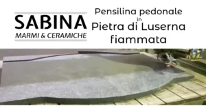 Scopri di più sull'articolo Pensilina pedonale in pietra di luserna