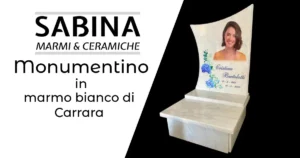 Scopri di più sull'articolo Monumentino in marmo bianco di Carrara